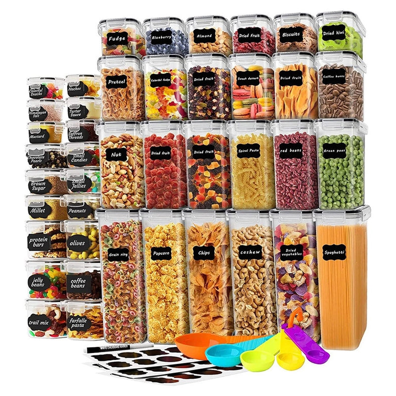 Minimalist Transparent Plastic Storage Container Box
