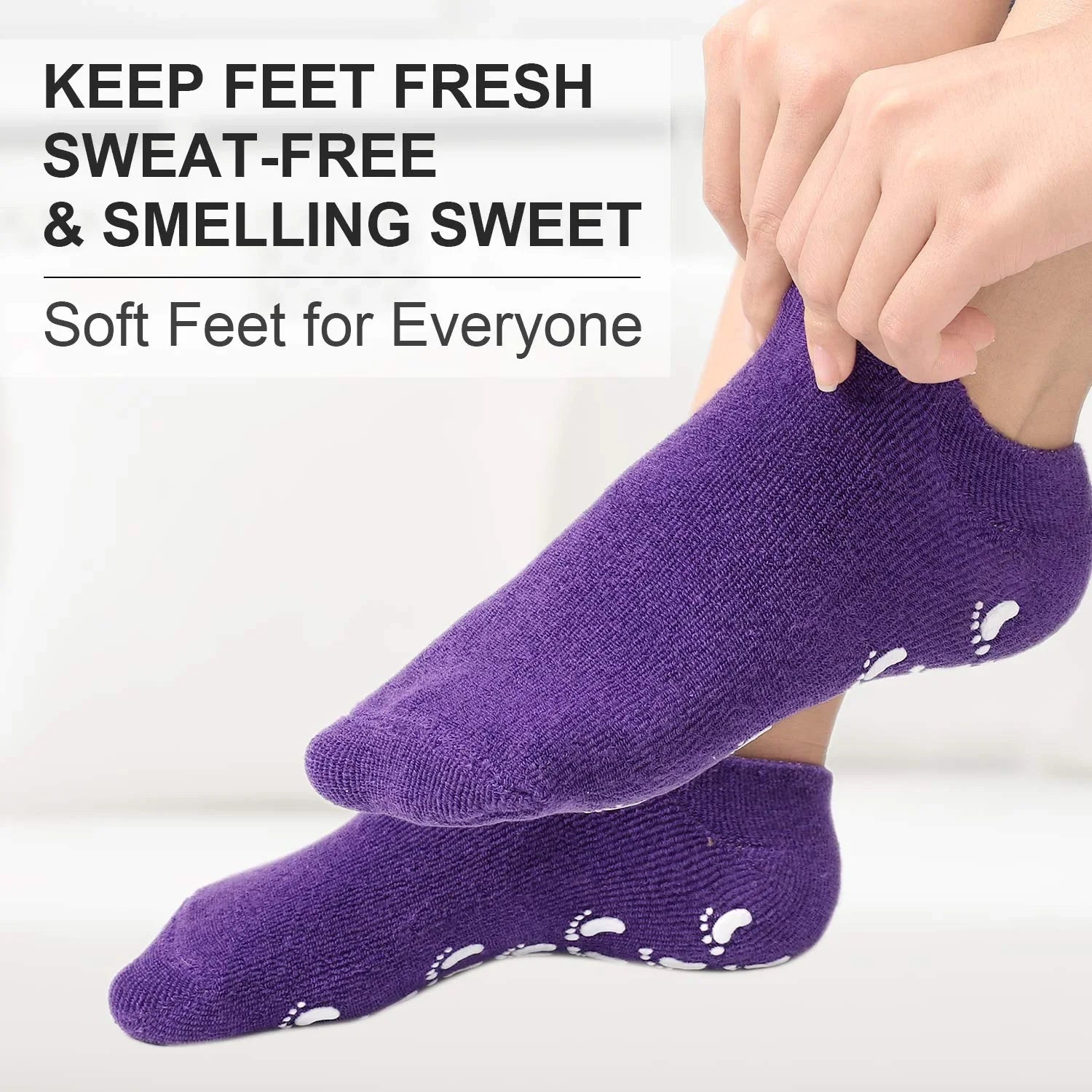 CRACK HEALS SILICONE MOISTURIZING GEL SOCKS