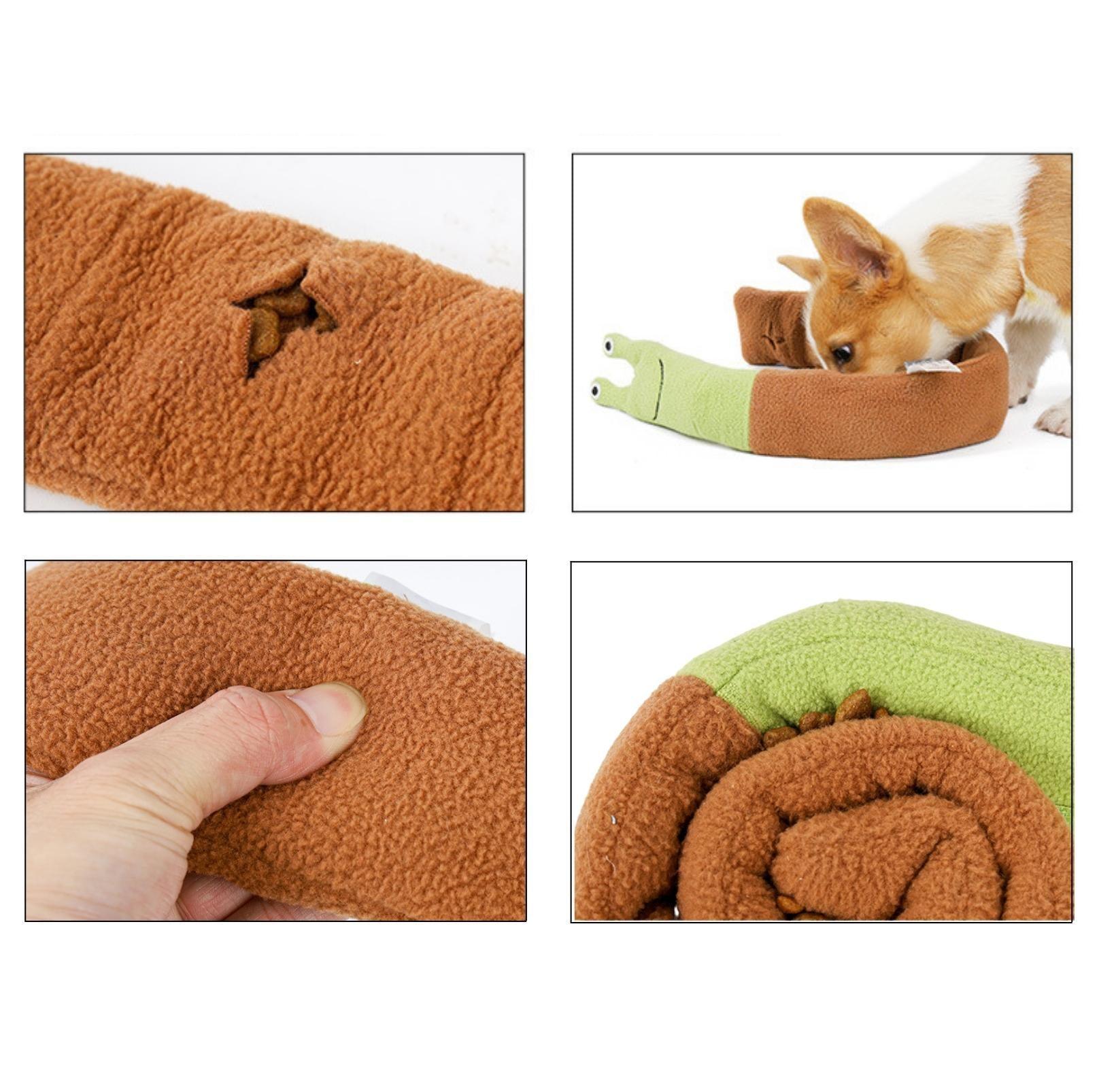Snail Style Pet Snuffling Toy Dog Intelligence and Slow-Eating Training Toy