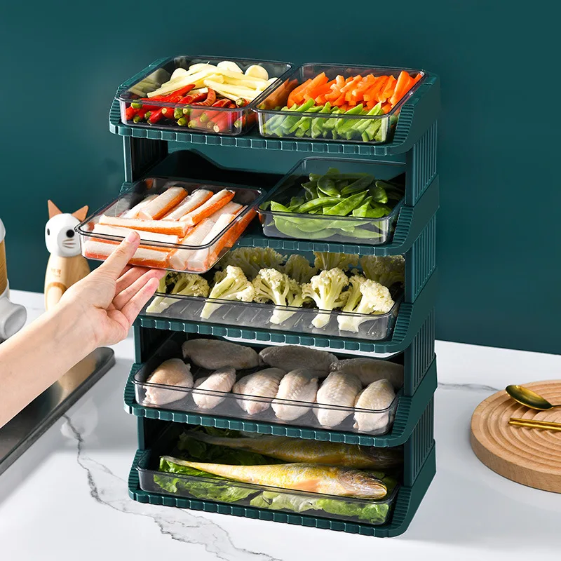 4-LAYER KITCHEN STORAGE RACK 鈥?PERFECT FOR DISHES HOT POTS & KITCHEN TOOLS