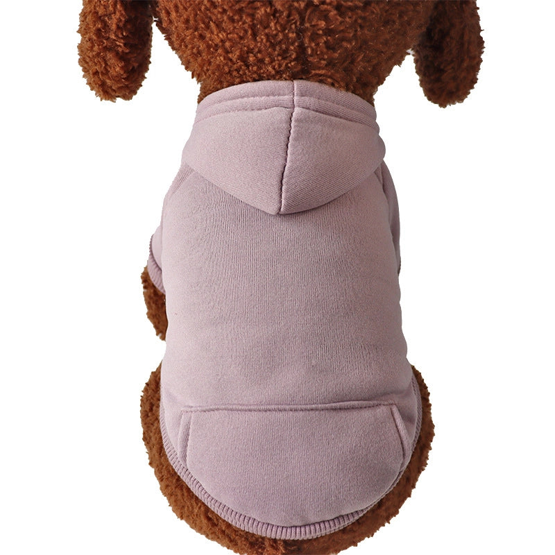 Pet Clothing Autumn And Winter Sweater Pocket Two-legged Clothes Sports Wind Dog Cat Clothes Pet Supplies Manufacturers