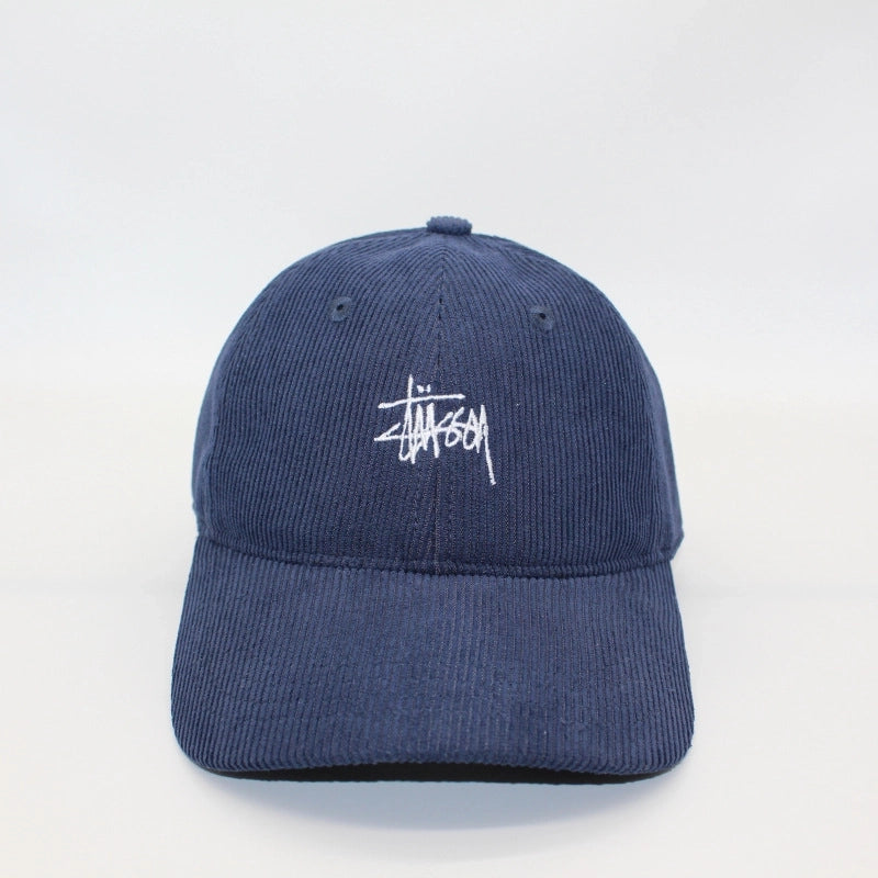 Unisex Retro Minimalist Letter Embroidery Curved Eaves Baseball Cap