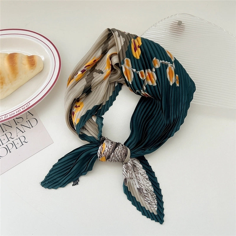 Women's Casual Minimalist Flower Polyester Printing Scarf