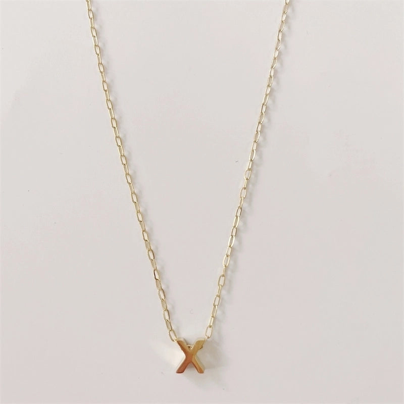 Casual Classic Style Streetwear Letter 304 Stainless Steel Plating Pendant Necklace