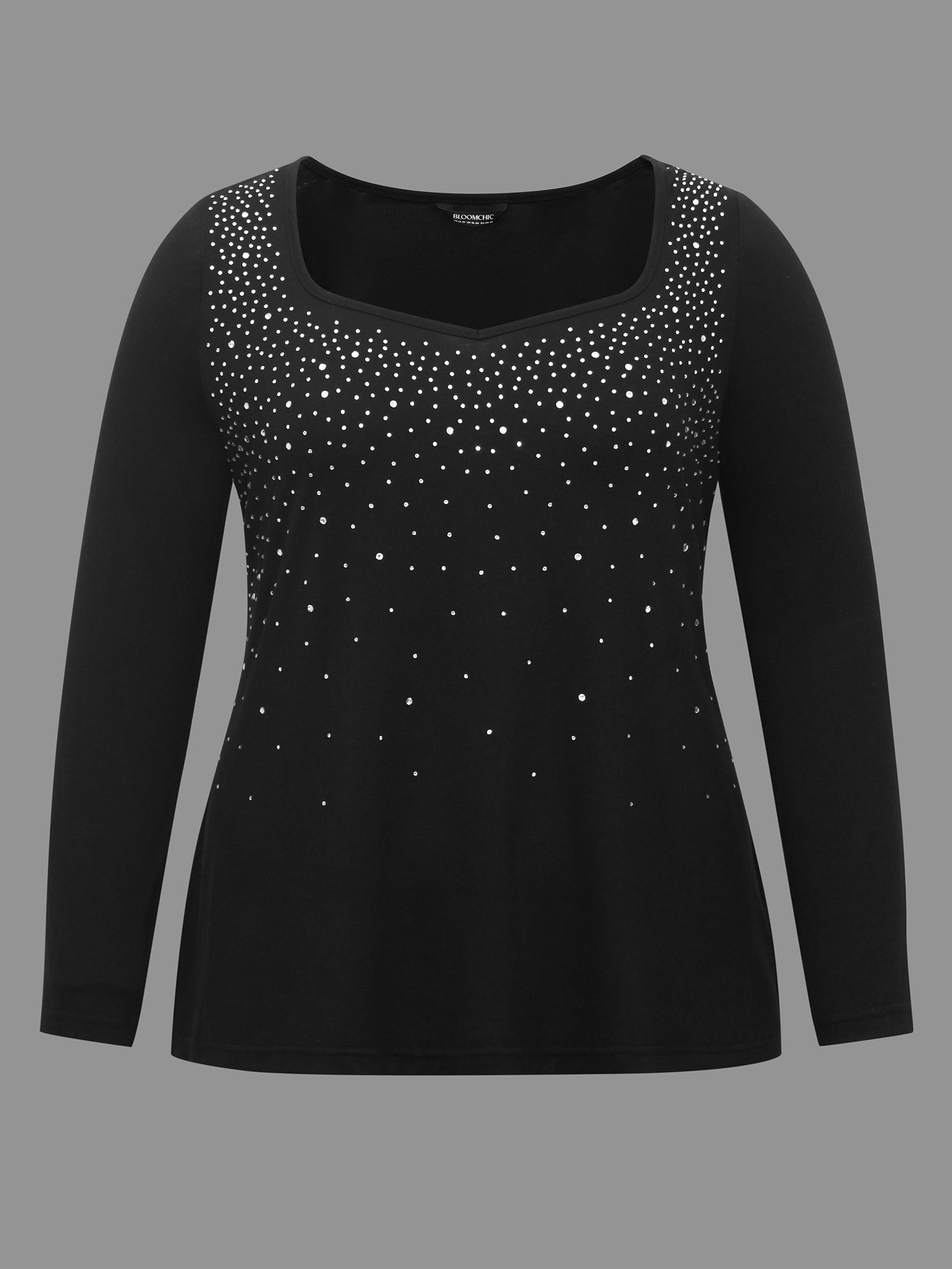 Sequin Stretchy Long Sleeve T-shirt
