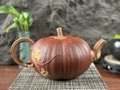 Pumpkin Red Clay Teapot
