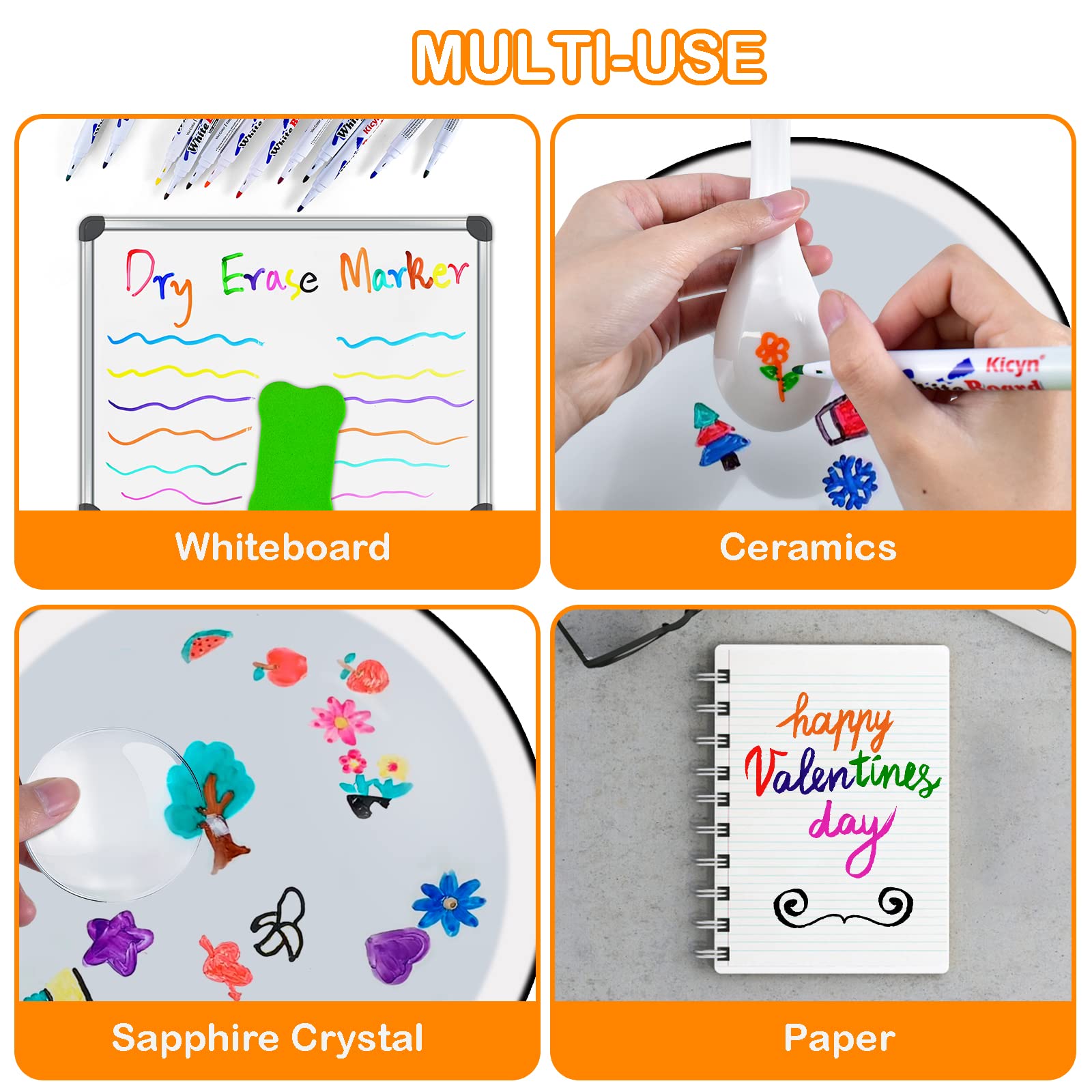 One of its kind Imported stickers making markers for Childrens Magical Water Painting 8 Pcs Marker Set Rs 999