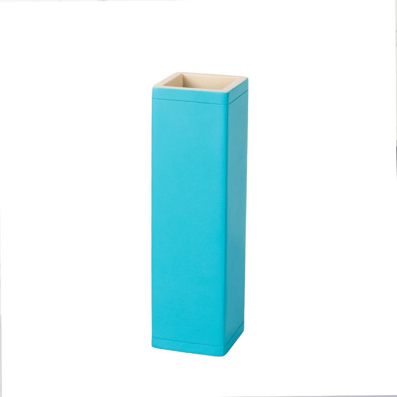 European simple style reusable resin crafts Irregular high vase decorations Resin crafts hotel decorations