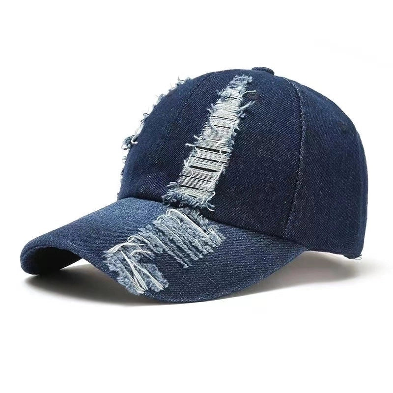 Men's Hip-hop Retro Solid Color Curved Eaves Baseball Cap