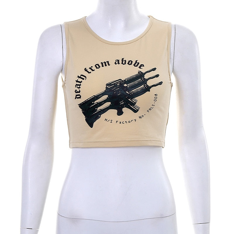 Death From Above Crop Top