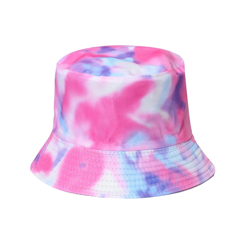 Women's Hip-hop Bear Printing Flat Eaves Bucket Hat