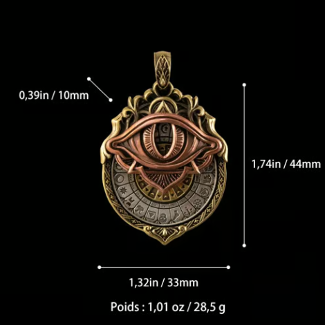 👁️‍🗨️🔥ULTIMO GIORNO 50% DI SCONTO👁️‍🗨️Ciondolo Tarot Vision fatto a mano: connettiti alla saggezza cosmica in qualsiasi momento (✨Include manuale di istruzioni)