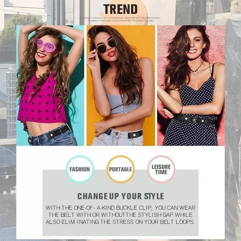 🔥BUY MORE SAVE MORE🔥- Buckle-free Invisible Elastic Waist Belts
