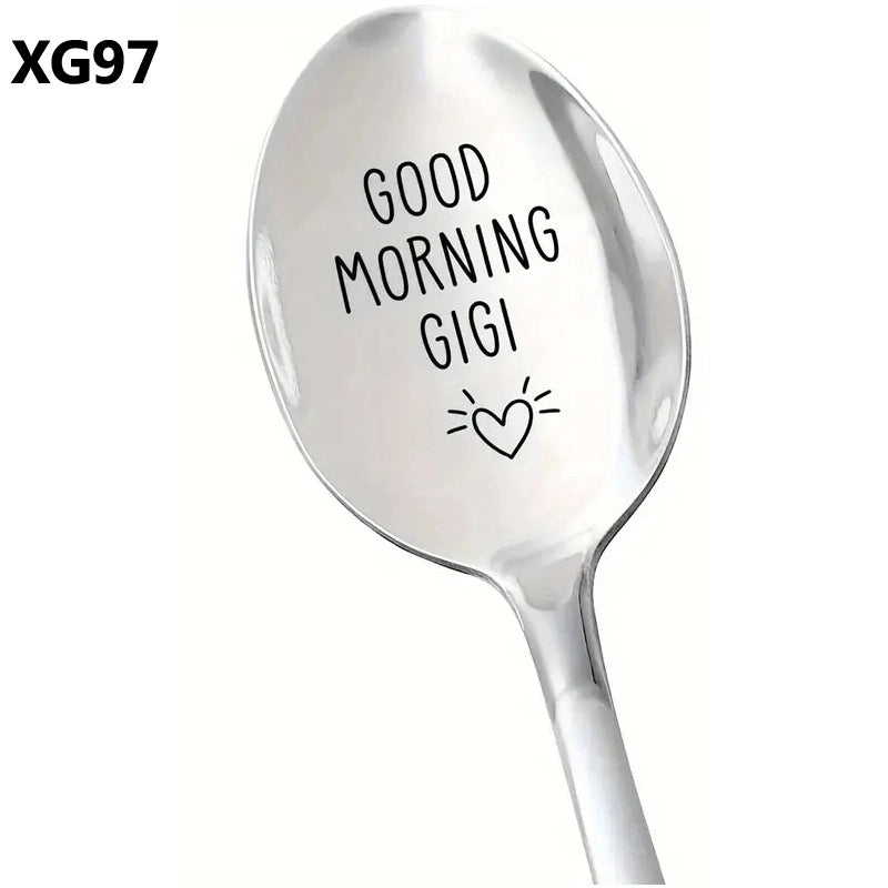 Fashion Letter Stainless Steel Tableware 1 Piece