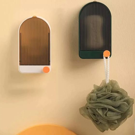 Creative Soap Box Wall-Mounted Drain Soap Holder