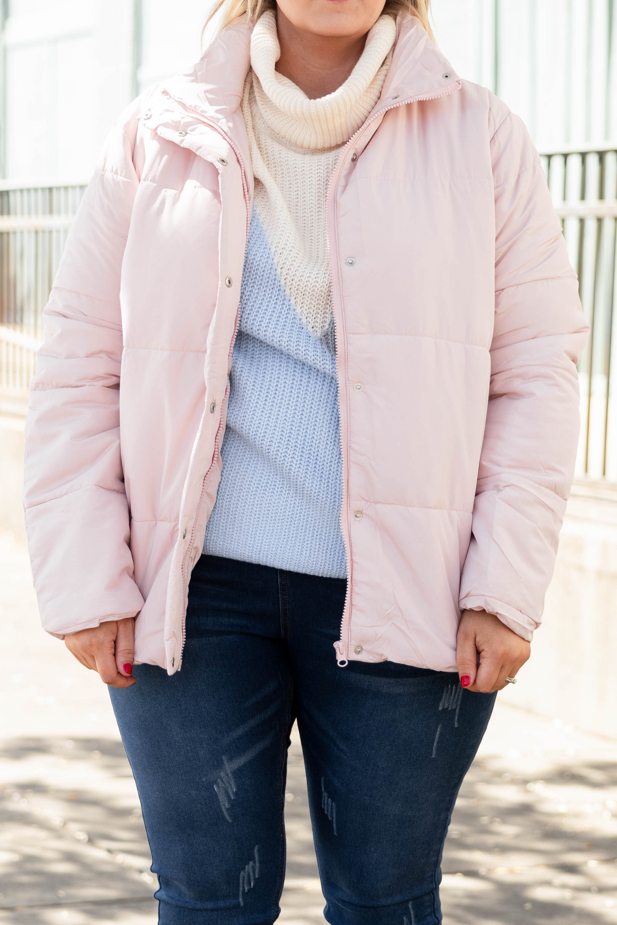 Winter Mornings Jacket. Pink