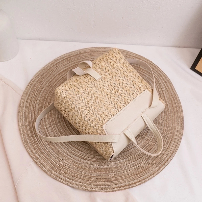 Women's Medium All Seasons Straw Fashion Fashion Backpack
