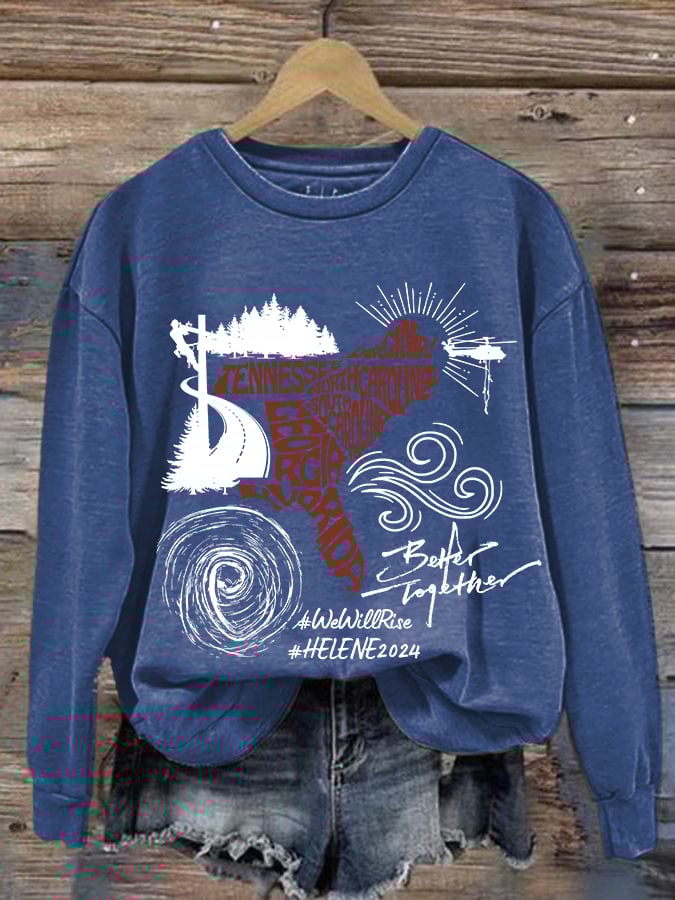Hurricane Helen Disaster Relief Women's Sweatshirt