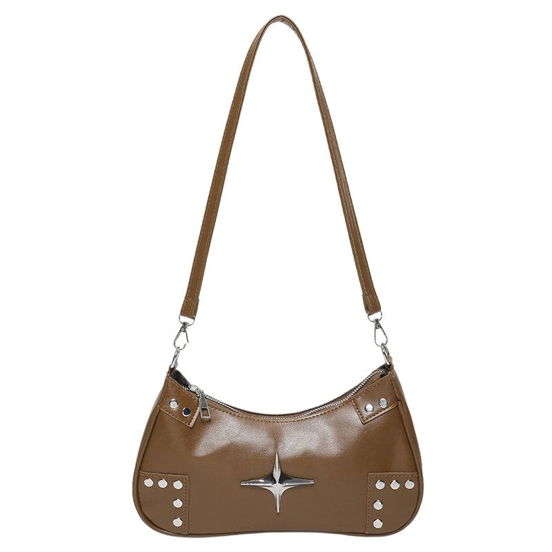 Women's Classic Style Streetwear Solid Color Pu Leather Shopping Bags
