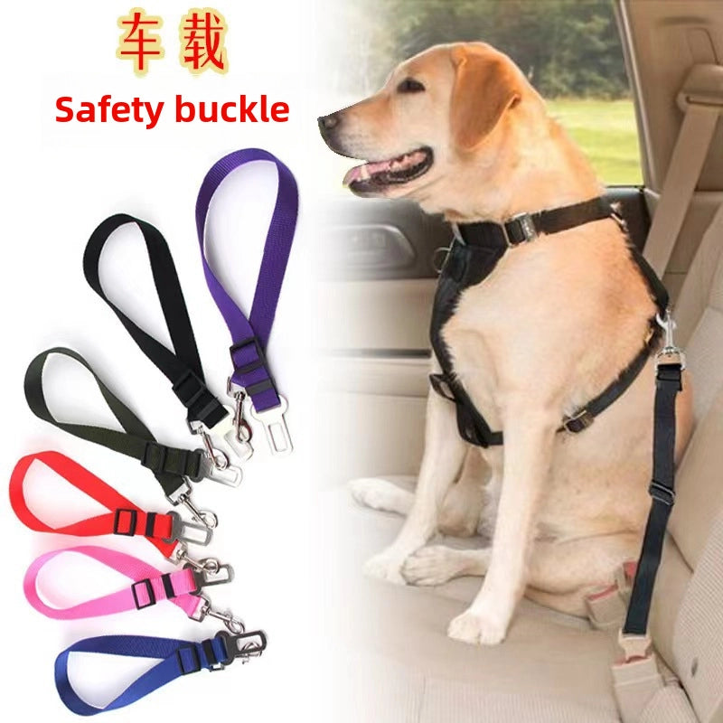 Pet Products Dog Leash Pet Car Safety Belt Adjustment Car Safety Rope Cat Leash Dog Leash