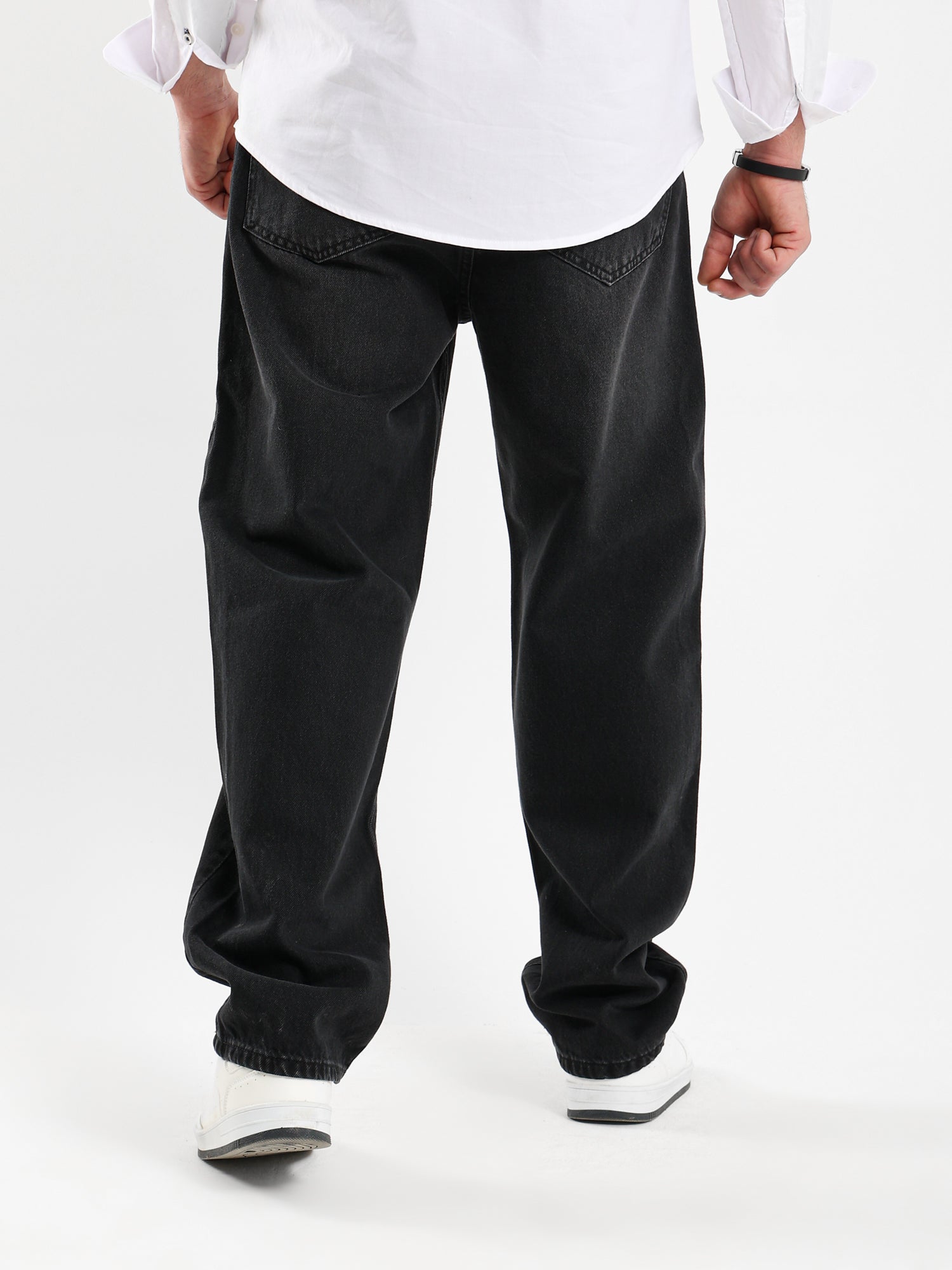 Rigid Denim Jeans Matching Wash