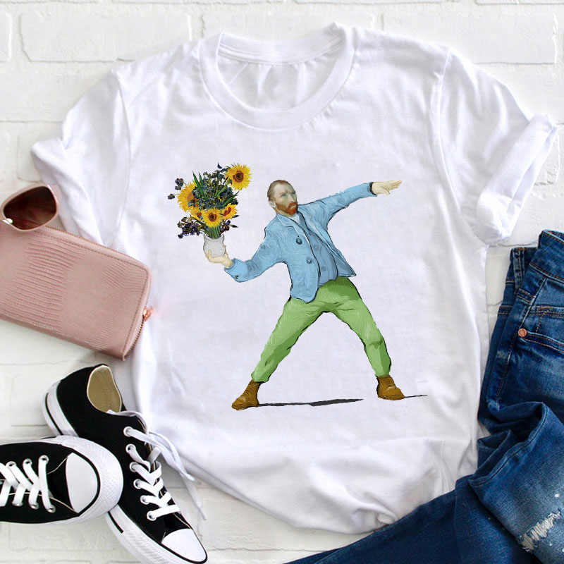 Van Goghsky Funny Art Teacher T-Shirt