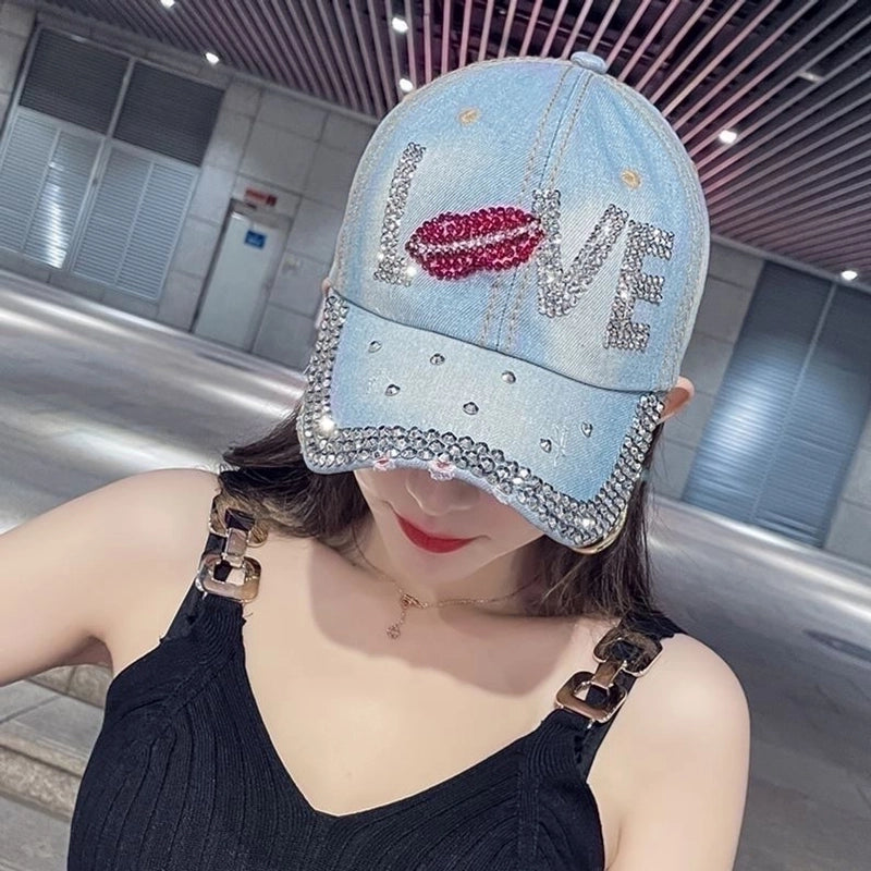 Women's Classic Style Letter Curved Eaves Baseball Cap