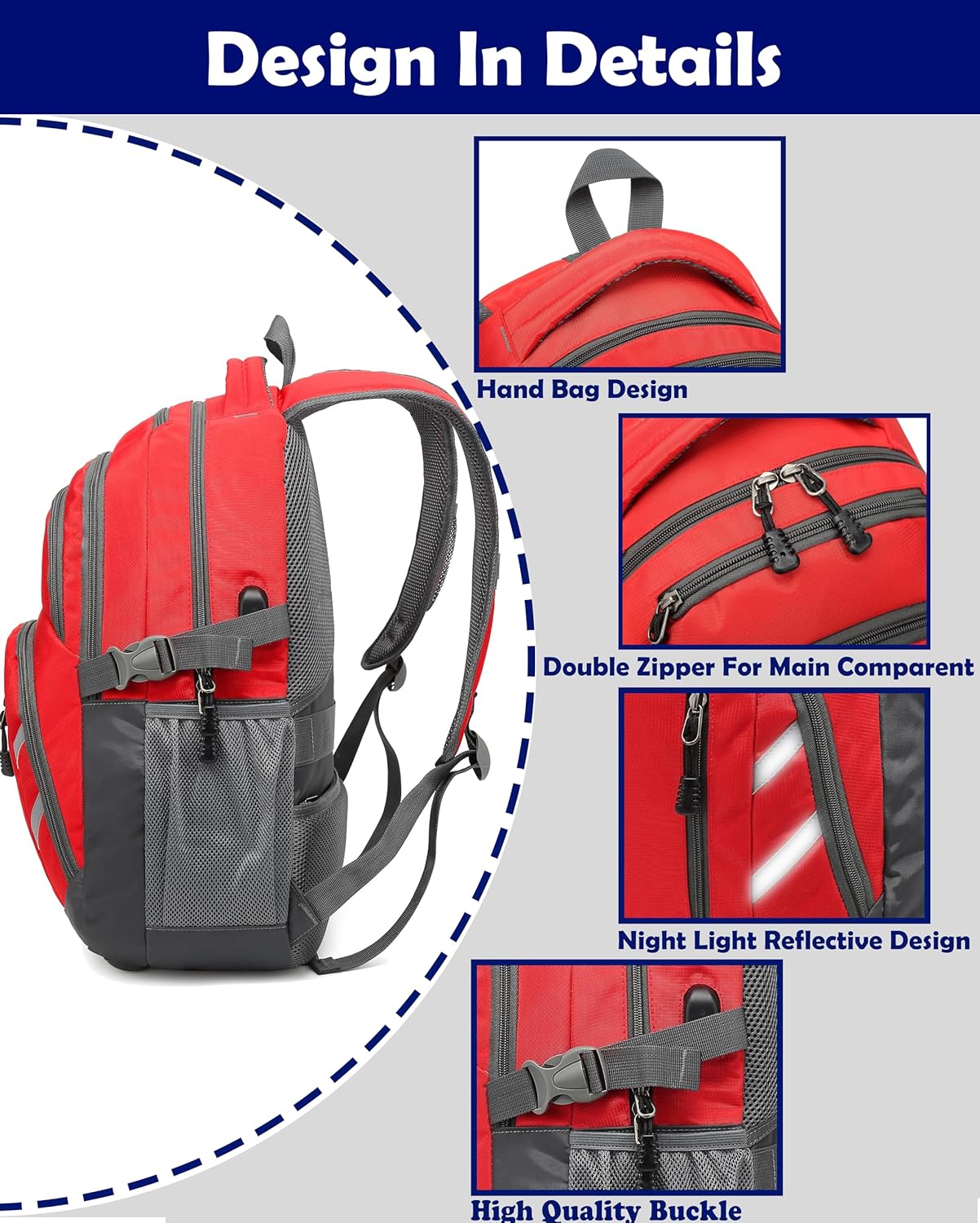 ProEtrade Backpack Bookbag for College Laptop Travel,Fit Laptop Up to 15.6 inch with USB Charging Port Multi Compartment Anti theft, Gift for Women Men (Galaxy)