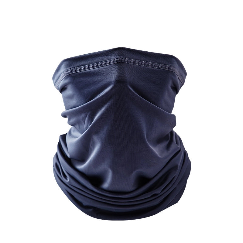 Unisex Basic Minimalist Solid Color Camouflage Spandex Cycling Mask 1 Piece
