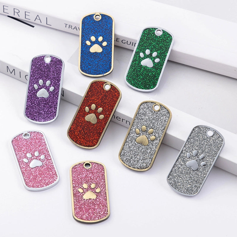 Minimalist Metal Footprint Pet Accessories