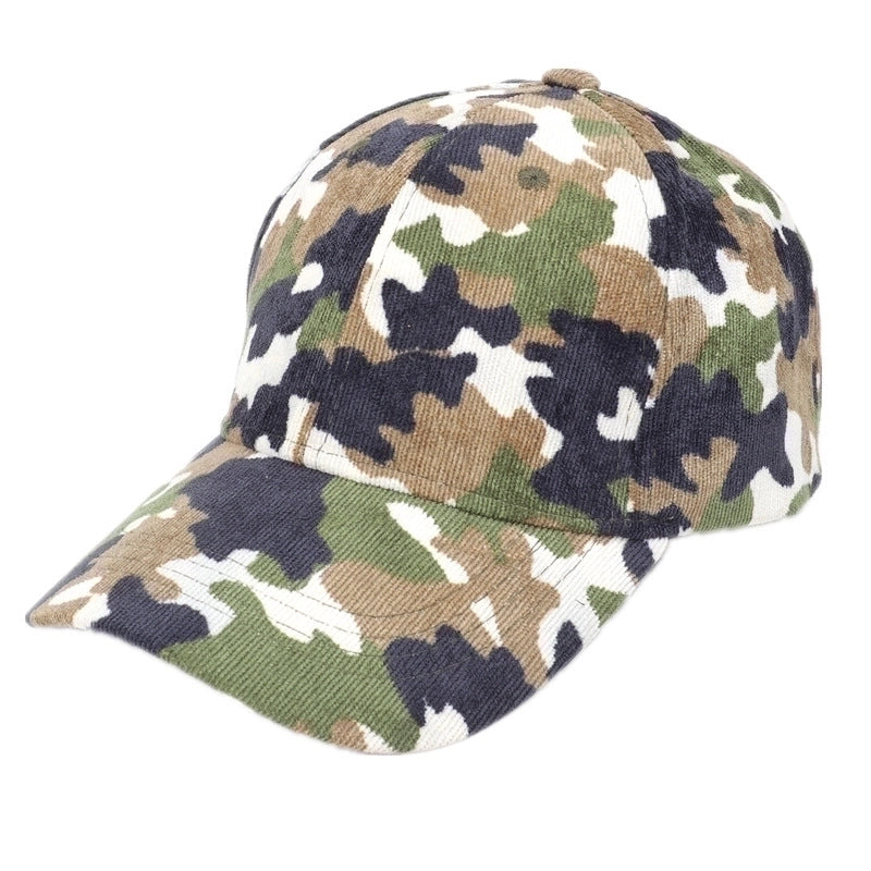 Men's Basic Camouflage Printing Curved Eaves Baseball Cap