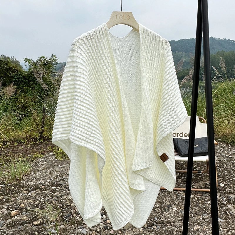 Women's Minimalist Solid Color Imitation Cashmere Solid Color Shawl
