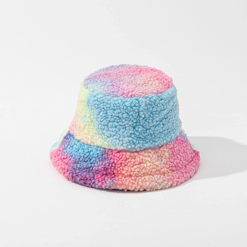 Women's Hip-hop Retro Tie Dye Wide Eaves Bucket Hat