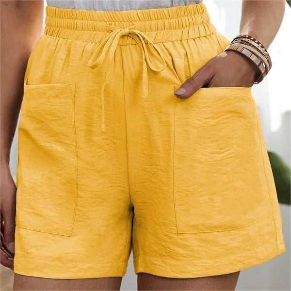 🔥Solid Two Pockets Loose Casual Short Pants