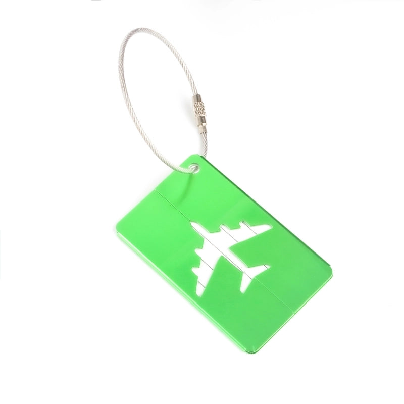 Aluminum Alloy Luggage Tag Boarding Metal Luggage Aircraft Shipping Elevator Tag Spot Factory