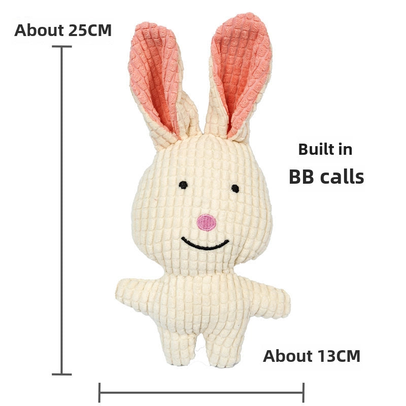 Dog Toy Bone Shaped Chew Toy For Small Medium Dogs Durable Rubber Material Teeth Cleaning Design