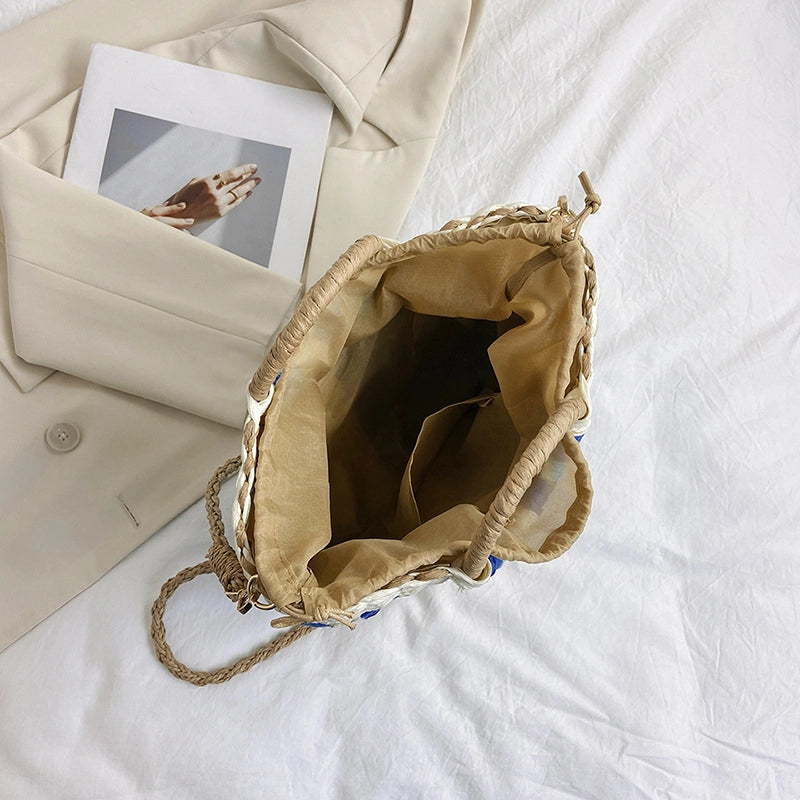 Women's Medium Spring&summer Straw Vacation Straw Bag