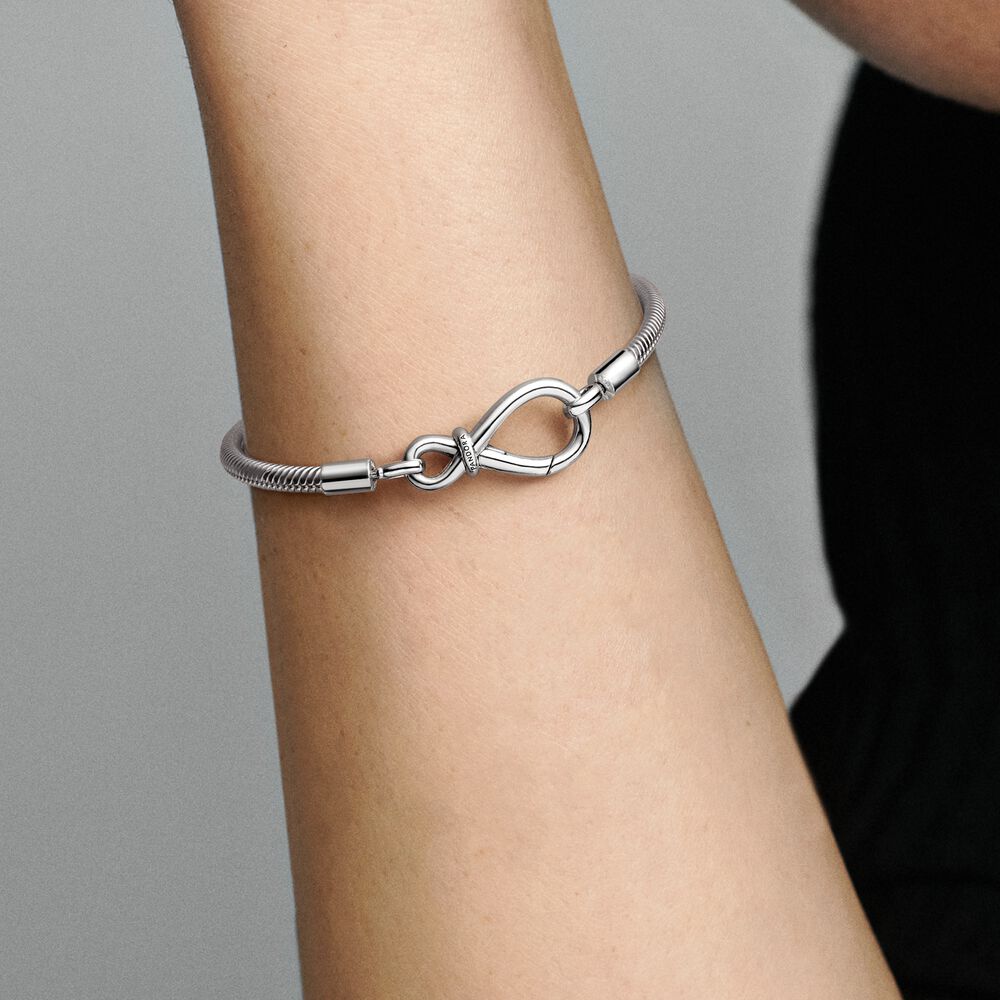 Pandora Moments Infinity Knot Snack Chain Bracelet