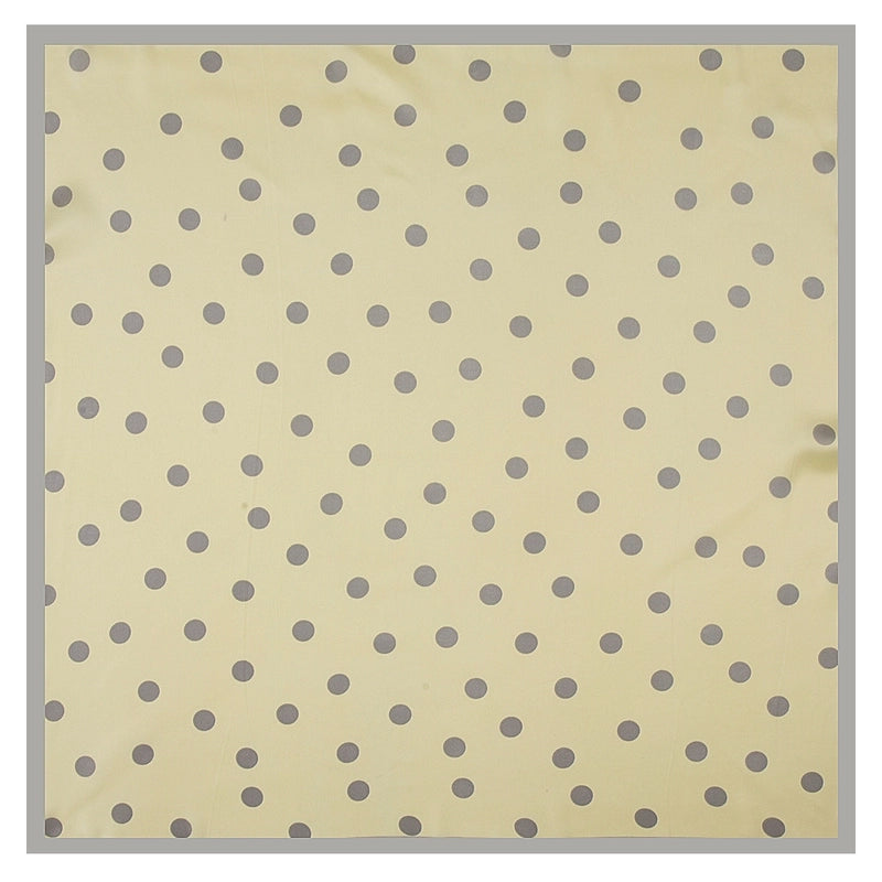 Women's Streetwear Polka Dots Satin Printing Silk Scarf