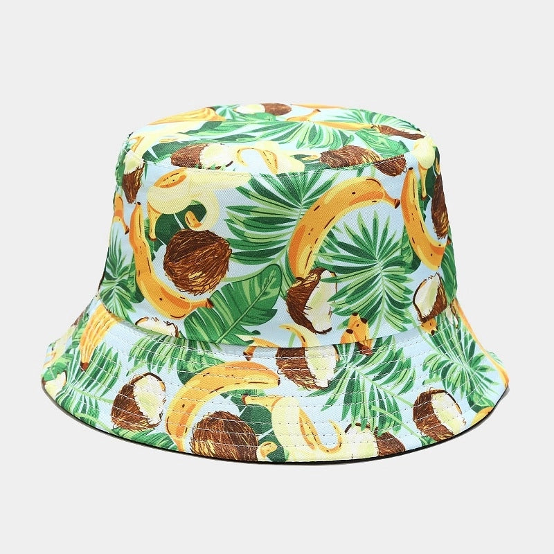 Women's Cute Sweet Fruit Printing Bucket Hat
