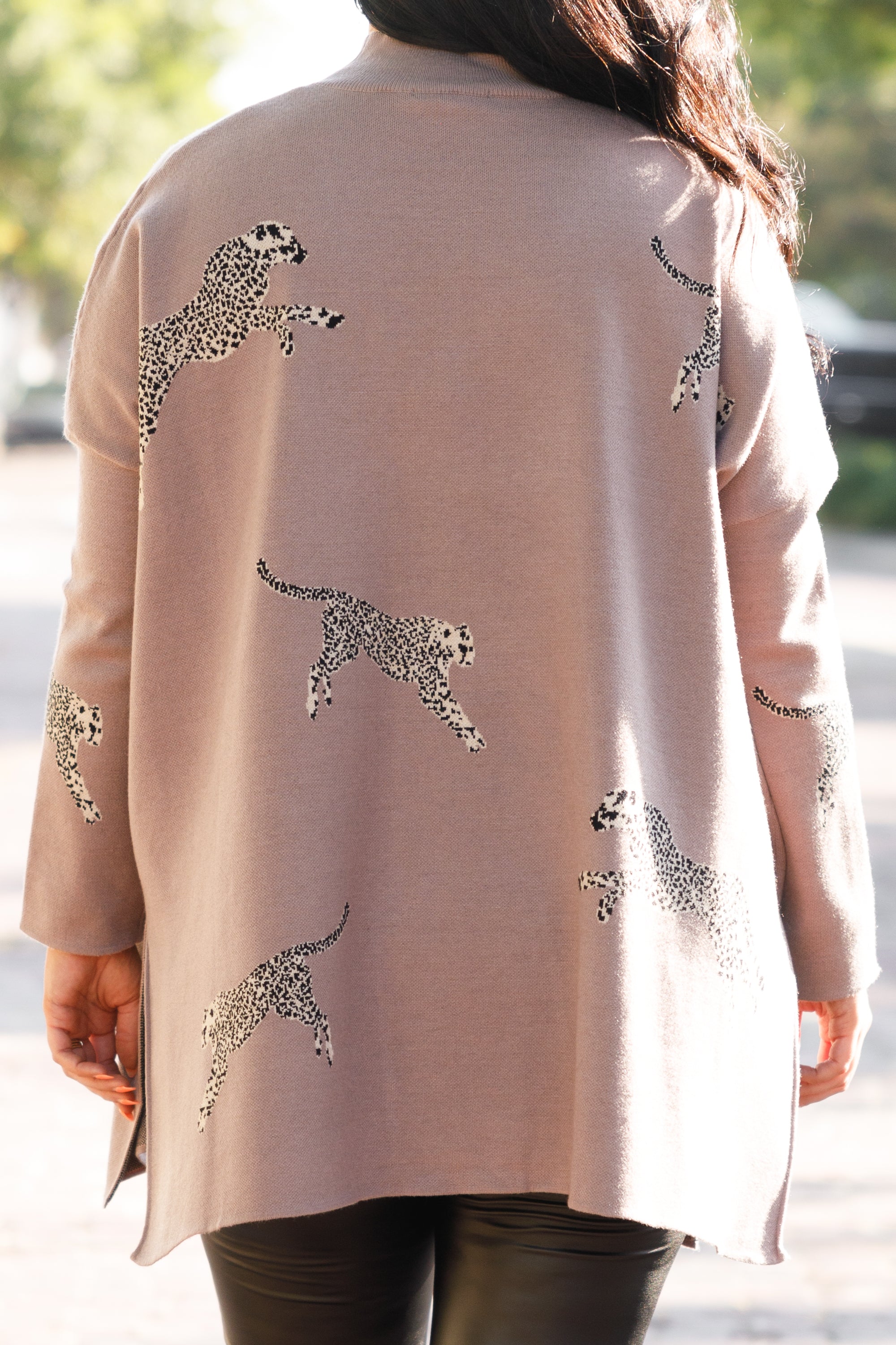 Mother Of The Jungle Sweater. Mocha