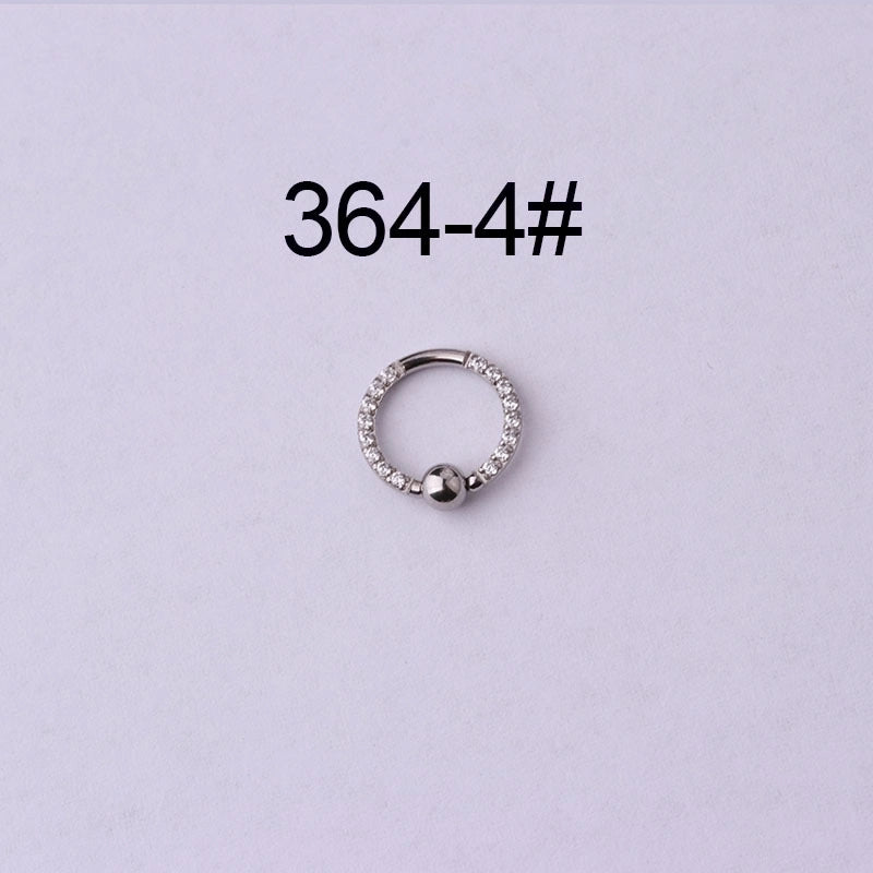 Ear Cartilage Rings & Studs Fashion Geometric 316L Stainless Steel  Plating