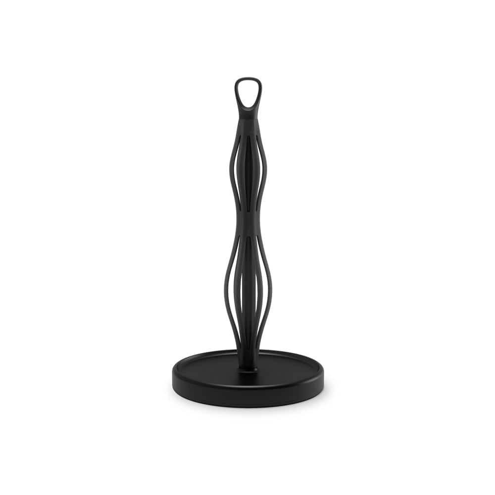 Ribbon Paper Towel Holder - Black