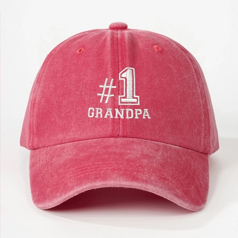 Unisex Commute Letter Number Embroidery Curved Eaves Baseball Cap