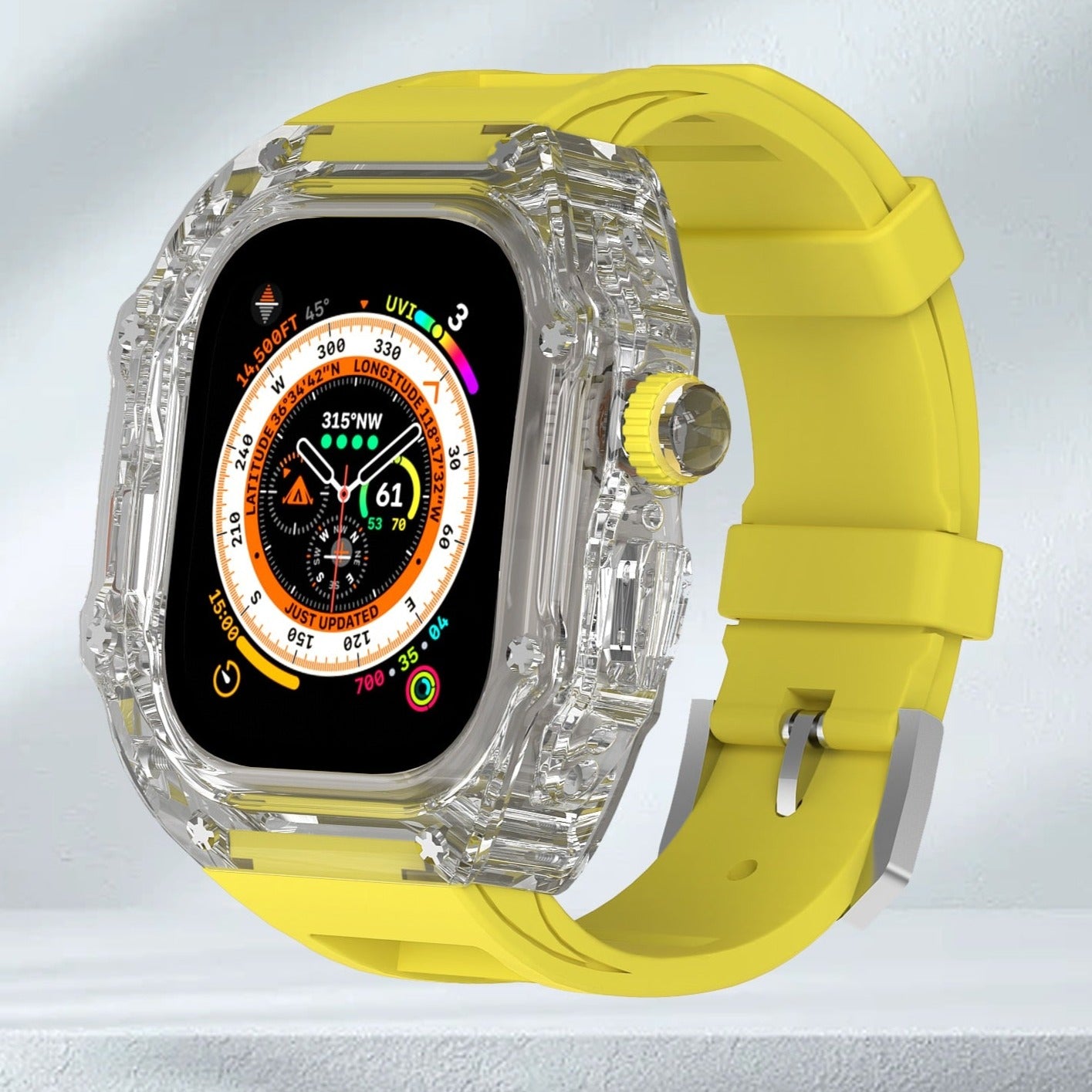 Transparent Luxury Apple Watch Cases for Apple Watch Ultra and Ultra 2