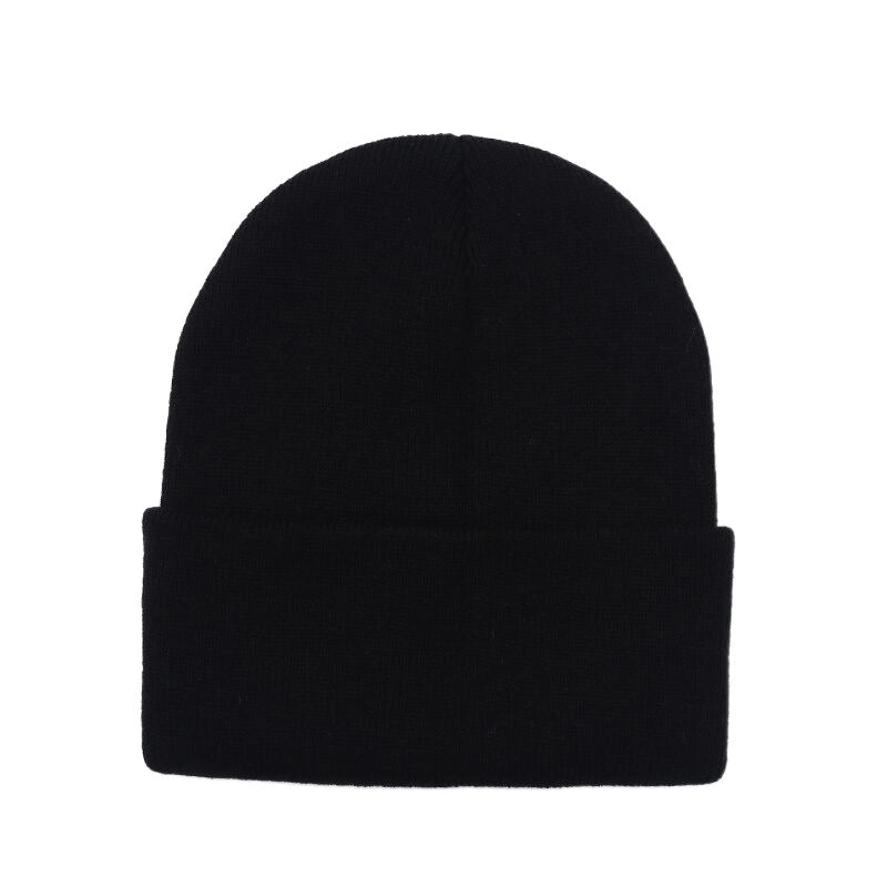 Hat Women's Autumn And Winter Korean Style Solid Color Wool Hat Trendy Japanese Style Warm Knitted Hat Outdoor Wool Hat