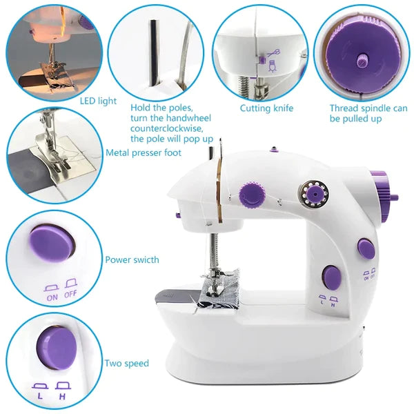 Mini Sewing Machine With 2 Speed Control