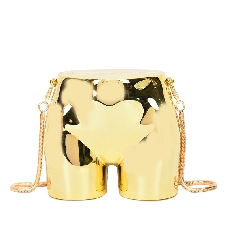 Women's Small Arylic Geometric Ass Streetwear Hip Shape Magnetic Buckle Crossbody Bag