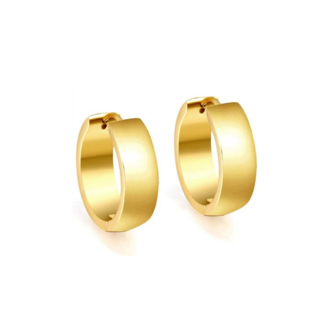 15mm Chunky hoops - Gold