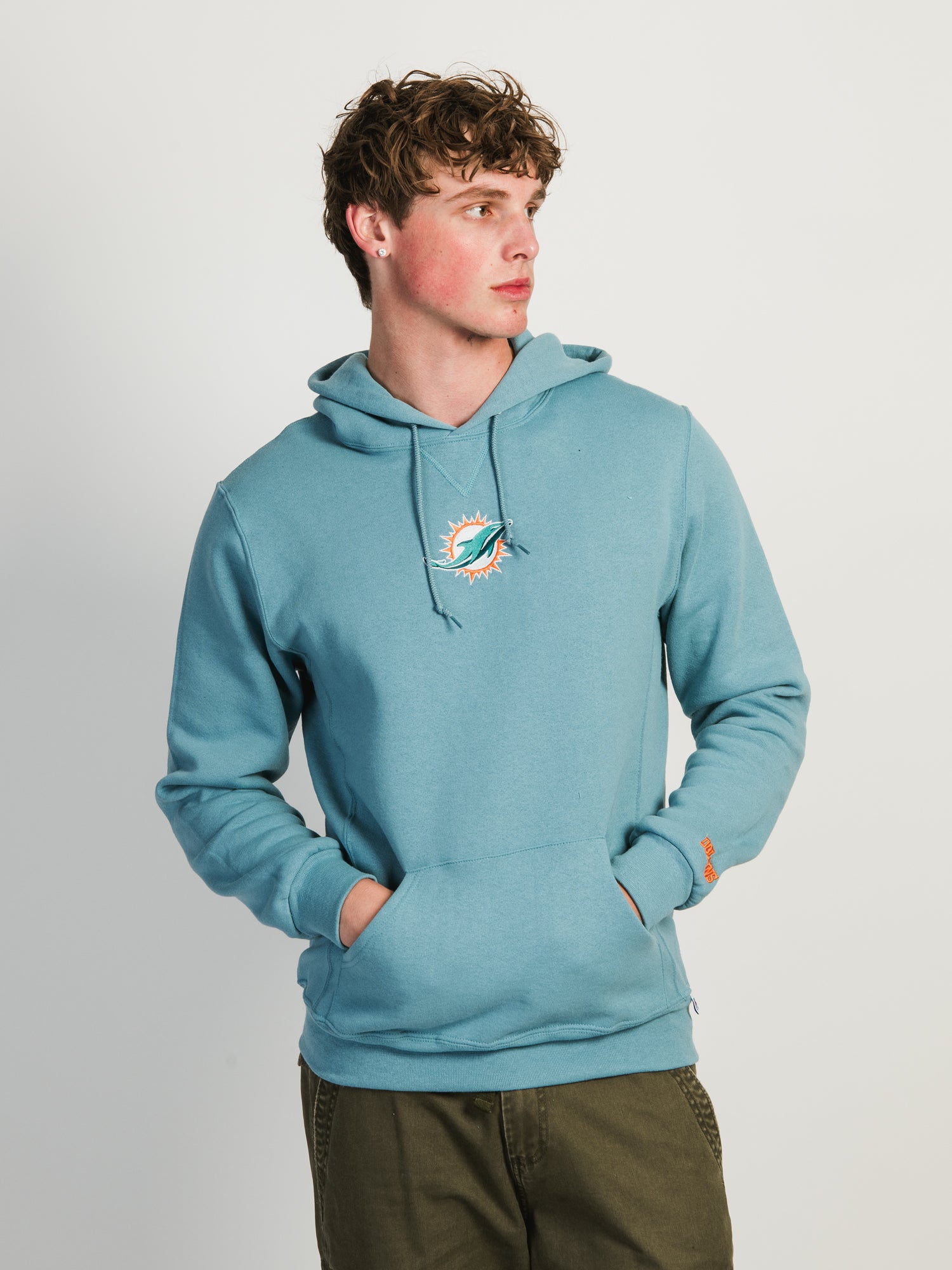 RUSSELL NFL MIAMI DOLPHINS PULLOVER HOODIE